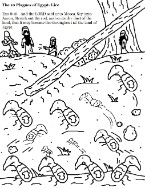 The 10 Plagues of Egypt Coloring Pages