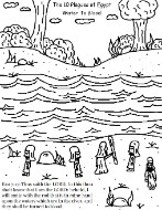 The 10 Plagues of Egypt Coloring Pages