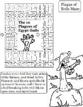 The 10 Plagues of Egypt Boil Mazes
