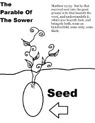 Parable of the sower sunday school lesson printable