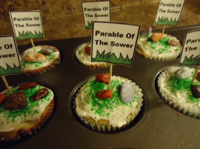 The Parable of The Sower Cupcakes