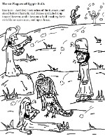 The 10 Plagues of Egypt Coloring Pages