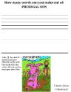 the prodigal son word in a word activity sheet