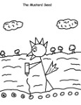 The Parable of the Mustard seed coloring page