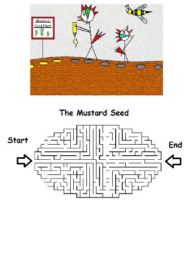The Parable of the mustard seed maze