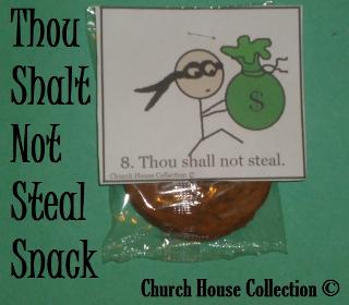 Ten Commandments Snacks Thou Shalt Not Steal Snack