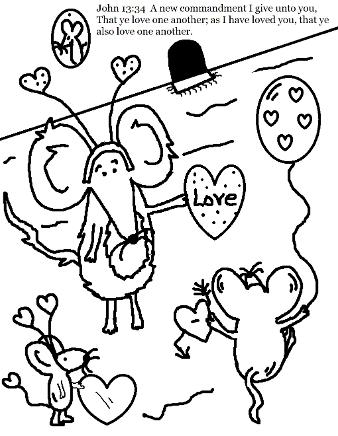 Valentine's Day Coloring Pages