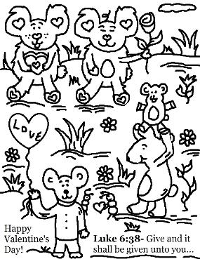 Valentine's Day Coloring Pages