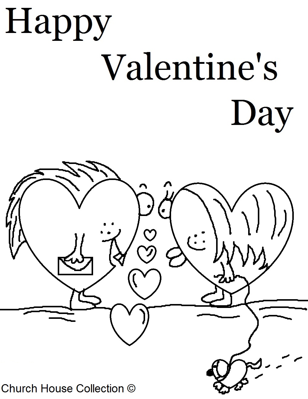 valentine s day coloring pages - photo #21