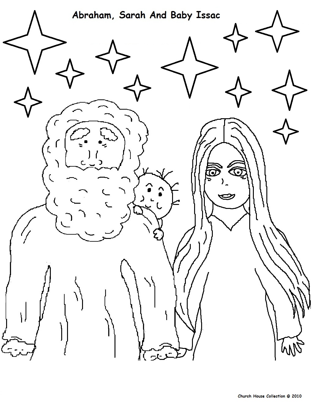 sarah and abraham coloring pages - photo #18