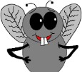 Fly Clipart- Animal Clipart