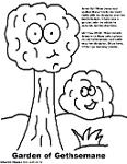 Garden of Gethsemane Coloring page