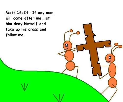 Take Up Your Cross And Follow Me Clipart