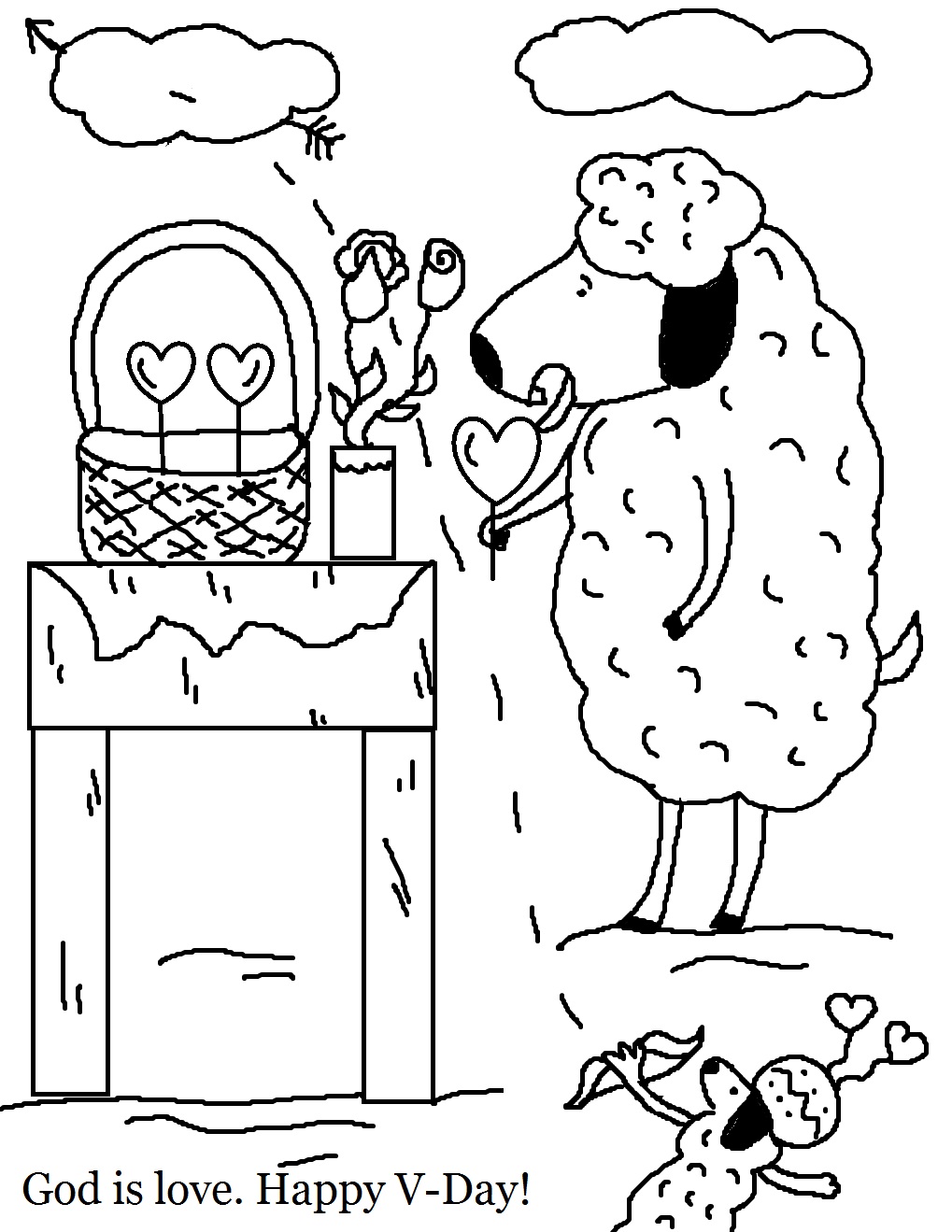 valentine sweetheart candy coloring pages - photo #23