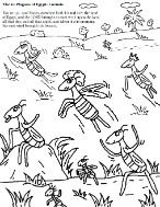 The 10 Plagues of Egypt Coloring Pages