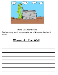 Woman At The Well Word In Word