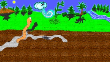 Plant Rooted Up Clipart