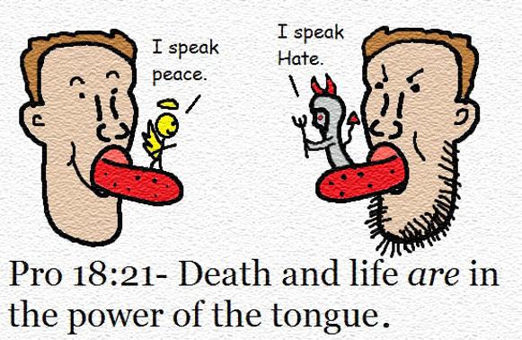 Proverbs 18:21 clipart pictures images