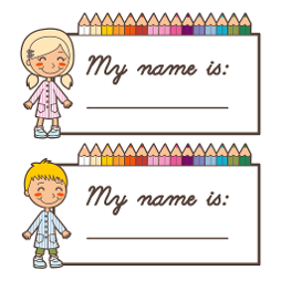 Free Printable Name Tags For Children's Church Kids