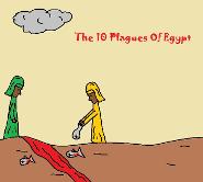 The Ten 10 Plagues of Egypt Sunday School Bible Coloring Pages