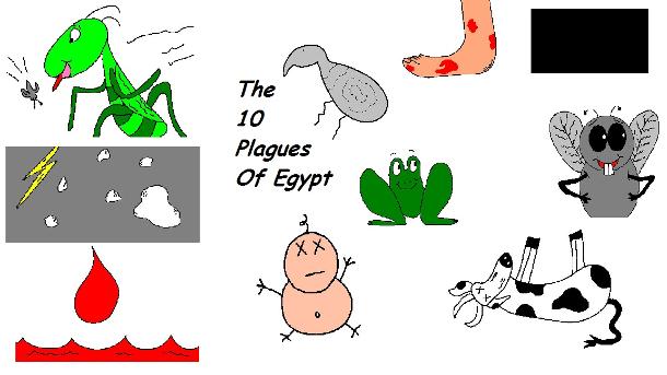 The 10 Plagues of Egypt Clipart Pictures Images