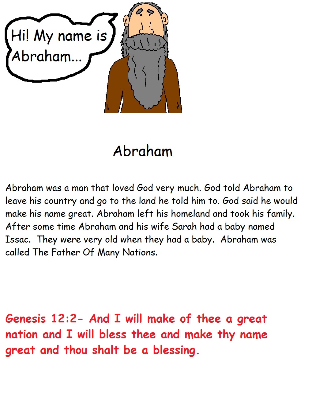Abraham Sunday School Lessons Preschool Kids Bible Lesson Plans