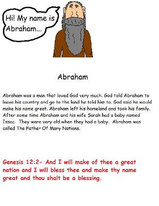 abraham Sunday School lesson