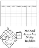 Printable Acorn Holding A bible Calendar 