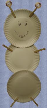 Ant Labor Day Paper Plate Craft