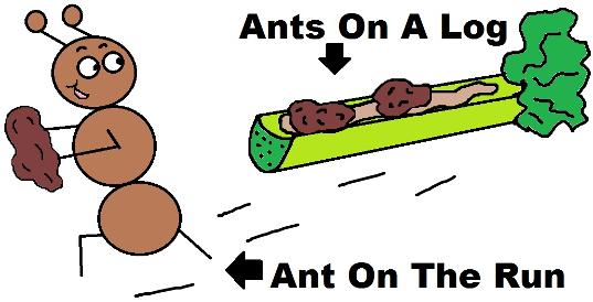 Ants On A Log celery snack pic