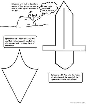 Armor of God Coloring Pages