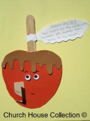 Candy Apple Craft Holding bible Psalms 119:103