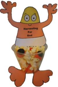 Candy Corn Cup Craft Harvesting For God Snack For Kids