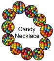 Thou Shalt Not Covet Ten Commandments Candy Necklace