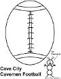 Cave City Cavemen Football Coloring Pages Cave City Caveman Coloring Pages- Cave City School Coloring Pages
