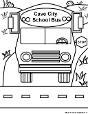 Cave City School Coloring Pages- Cave City Caveman Coloring Pages- Cave City School Bus