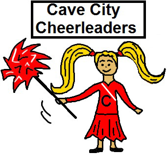 Cave City Cheerleaders Clipart Picture