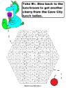 Cave City Caveman Maze For School