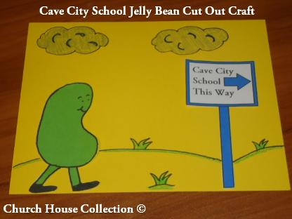 Cave City School This Way Jelly Bean Cut Out 