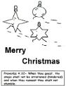 Christmas ornaments running coloring page
