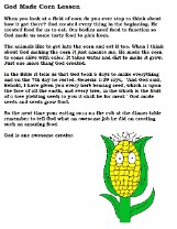 Corn Sunday School Lesson
