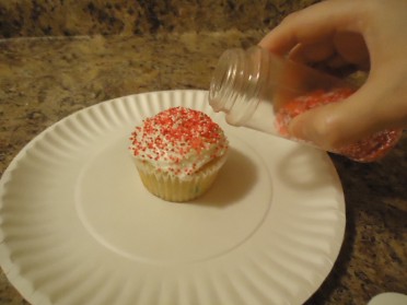 Jesus Sweetheart Candy Cupcakes