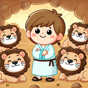 Daniel In The Lion's Den- God Protects Us Sunday School Lesson Plan For Toddlers. Bible Stories For Kids. Ministry For Children.