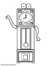 Daylight Savings Time Clock Coloring Pages