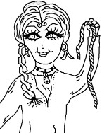 Samson and Delilah Coloring Pages