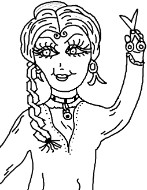 Samson and Delilah Coloring Pages