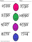 Easter Math Worksheets