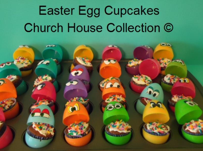 Easter Egg Cupcakes by Church House Collection