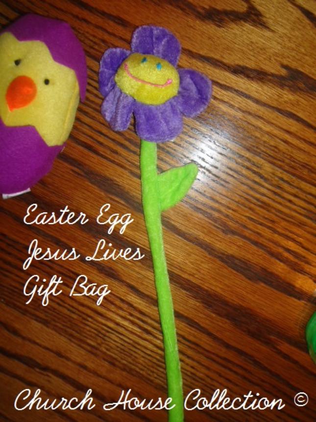 Easter Egg Jesus Lives Gift Bag For Kids