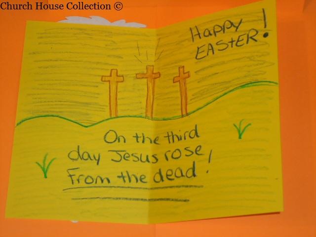 Easter Egg With Bible Card Craft For Sunday school